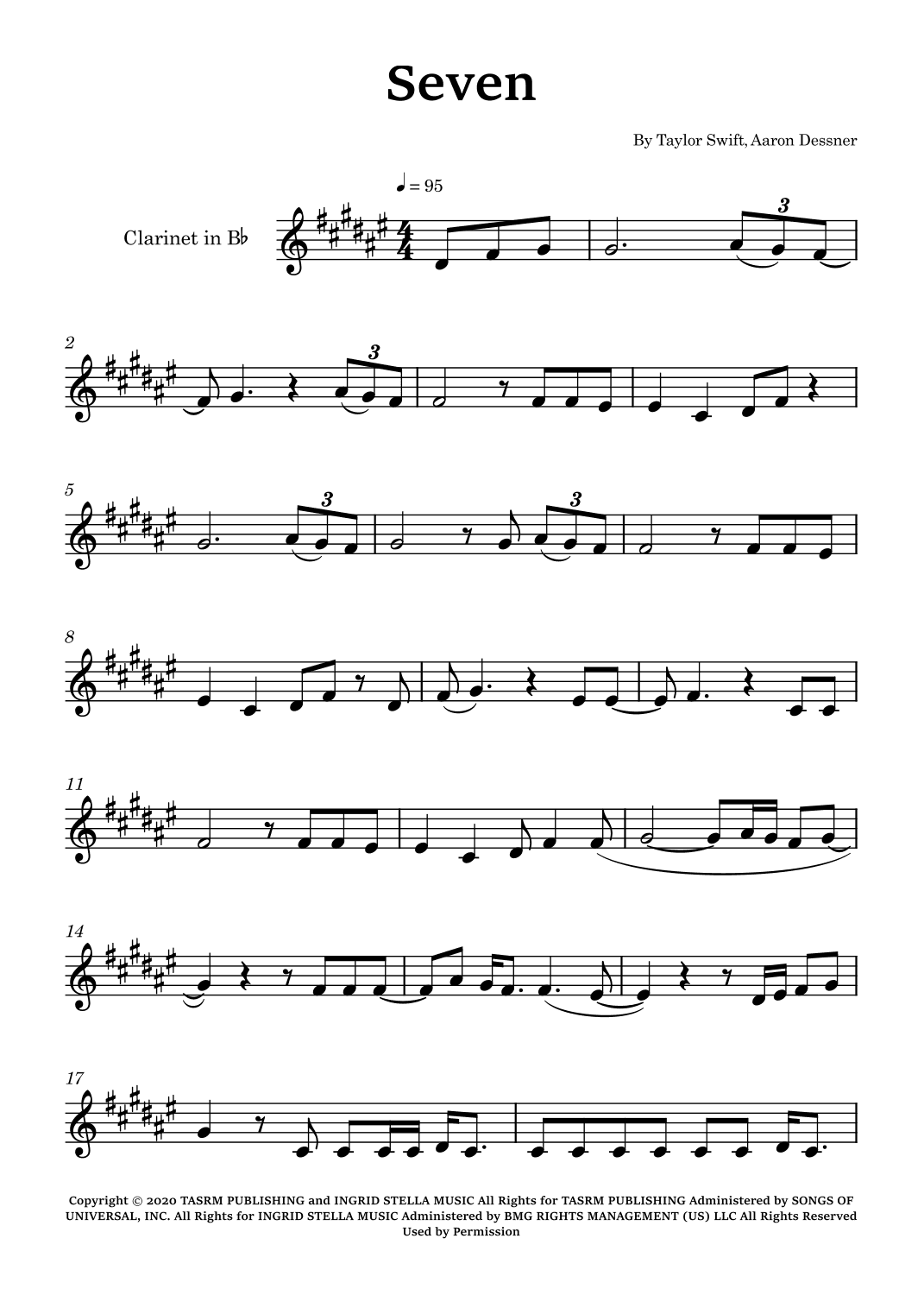 Seven (arr. Glauco Fernandes)
