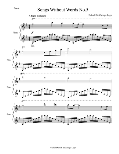 Songs Without Words No.5
