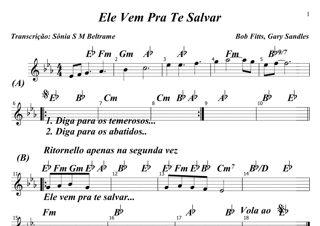 Ele Vem pra Te Salvar