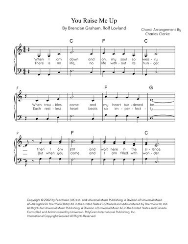You Raise Me Up (arr. Charles Clarke)