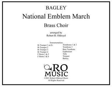 National Emblem March (arr. Robert B. Oldroyd)