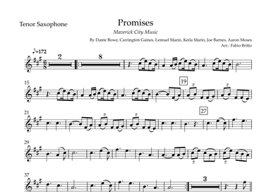 Promises (arr. Fabio Britto)