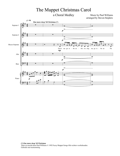 It Feels Like Christmas (arr. Steven Snijders)