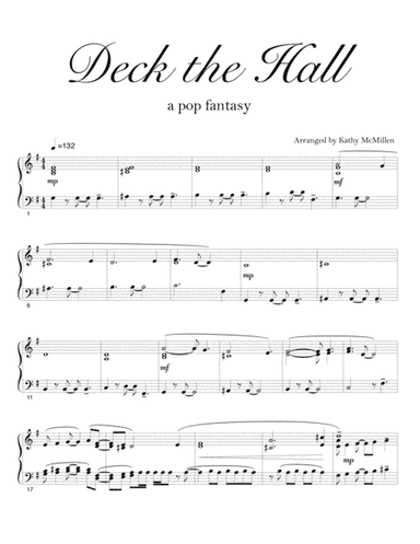 Deck The Hall - A Pop Fantasy (arr. Kathy McMillen)