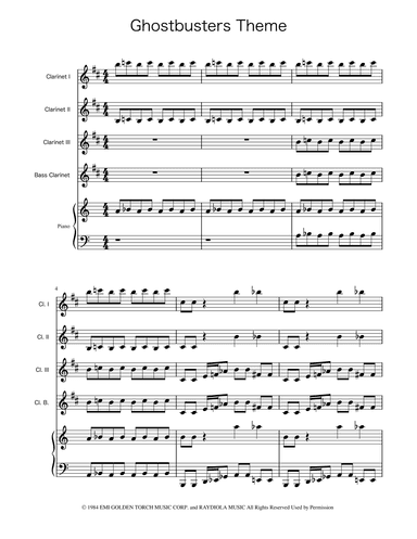 Ghostbusters (arr. Ygor Nunes)