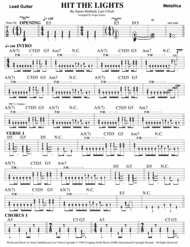 Hit The Lights (arr. Jorge Juárez)