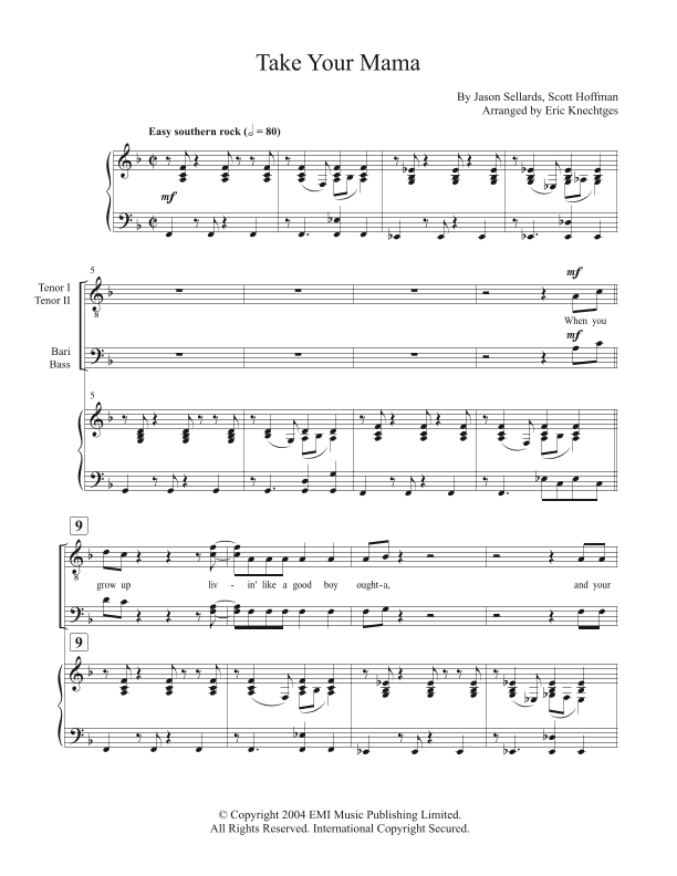 Take Your Mama (arr. Eric Knechtges)