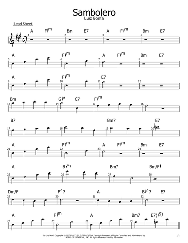 Sambalero (arr. Philip Jackson)