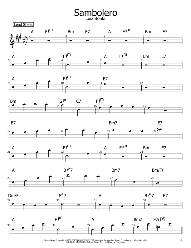 Sambalero (arr. Philip Jackson)