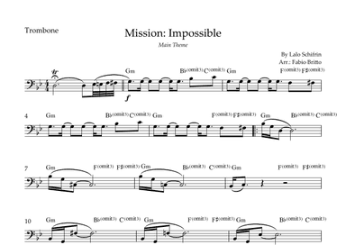 Mission: Impossible Theme (arr. Fabio Britto)