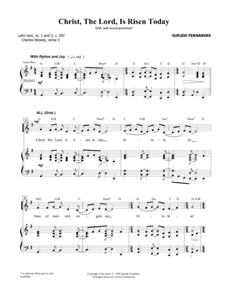 Christ, The Lord, Is Risen Today