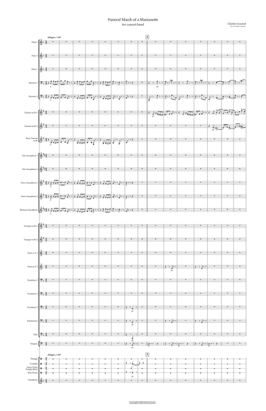 Funeral March Of A Marionette (arr. Glenn Grayson)
