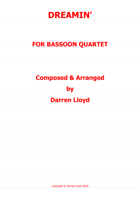Dreamin' Bassoon quartet