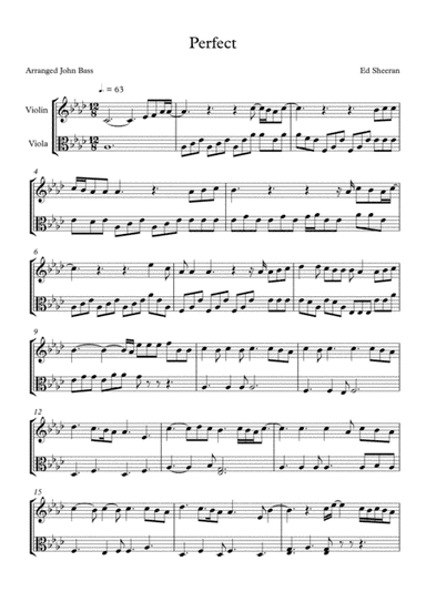Perfect (arr. John Bass)
