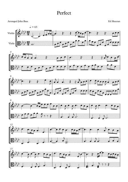 Perfect (arr. John Bass)