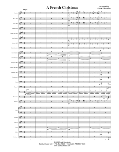 French Christmas, A (orchestra) (arr. Frank Darmiento)