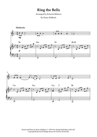 Ring The Bells (arr. Kaiserin Rebecca)