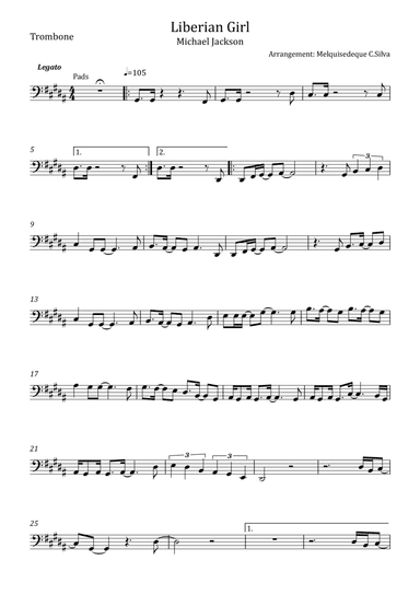 Liberian Girl (arr. Melquisedeque C.Silva)