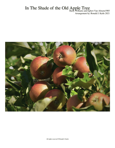 In The Shade of the Old Apple Tree (arr. Ronald J. Karle)