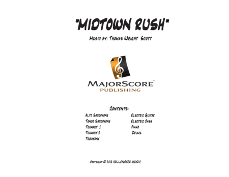 Midtown Rush (arr. MAJOR SCORE PUBLISHING TM.)