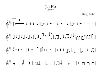 Jai Ho (arr. King Eddie)