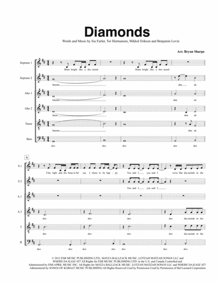 Diamonds (arr. Bryan Sharpe)