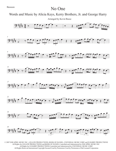 No One (arr. Kevin Busse)