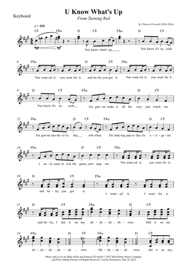 U Know What's Up (arr. Wesley S. SIlva)