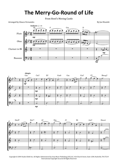 Merry-go-round Of Life (arr. Glauco Fernandes)