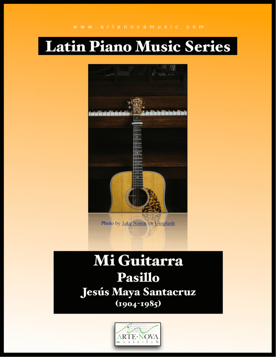 Mi Guitarra - Pasillo for Piano