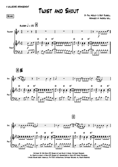 Twist And Shout (arr. Andrew Will)