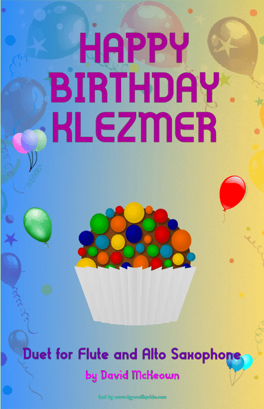 Happy Birthday Klezmer for Flute and Alto Saxophone Duet (arr. David McKeown)