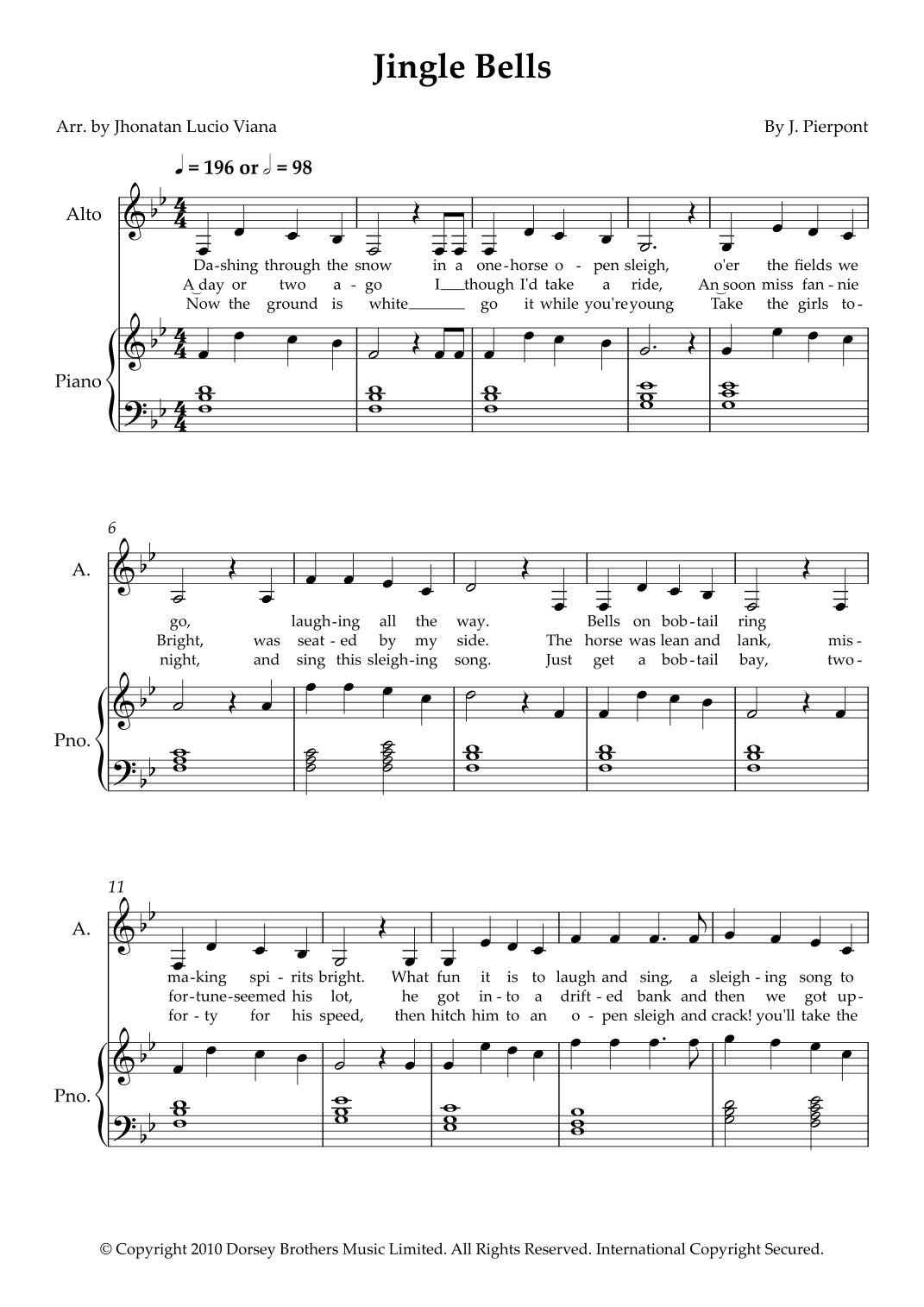Jingle Bells (arr. Jhonatan Lucio Viana)