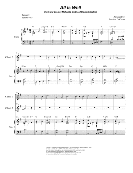 All Is Well (arr. Stephen DeCesare)