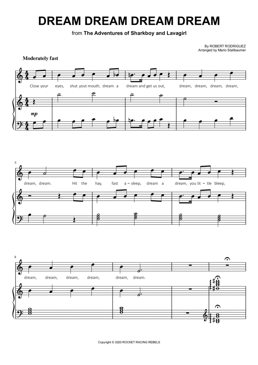 Dream Dream Dream Dream (arr. Mario Stallbaumer)