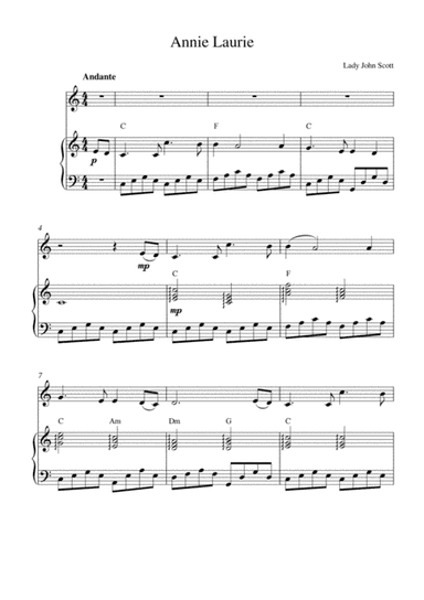 Annie Laurie (arr. Kaiserin Rebecca)