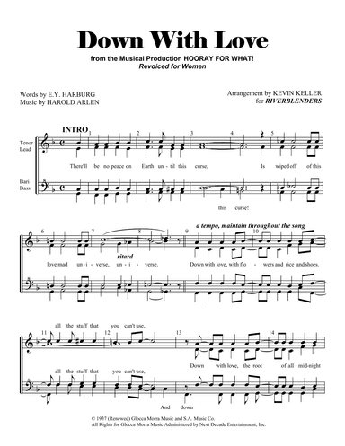 Down With Love (arr. Kevin Keller)