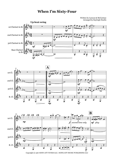When I'm Sixty-four (arr. Kayleigh Huelin)