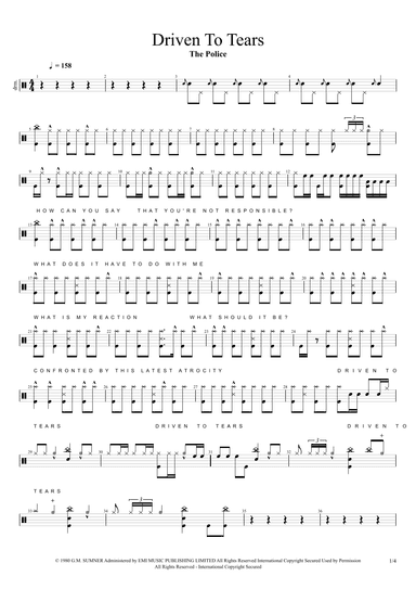 Driven To Tears (arr. Cyril Mayer)