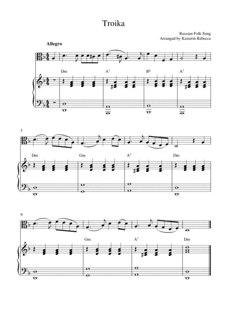 Troika (arr. Kaiserin Rebecca)