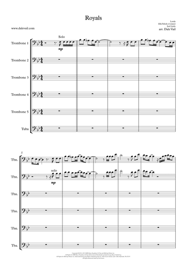 Royals (arr. Dale Vail)