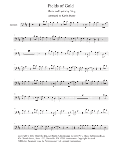 Fields Of Gold (arr. Kevin Busse)