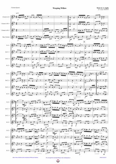 Weeping Willow (arr. Josef STASTNY)