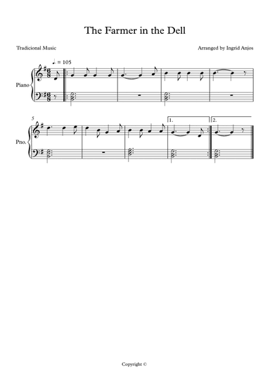 The Farmer in the Dell (arr. Ingrid Anjos)