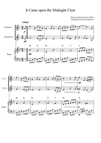 It Came upon the Midnight Clear (arr. Kaiserin Rebecca)