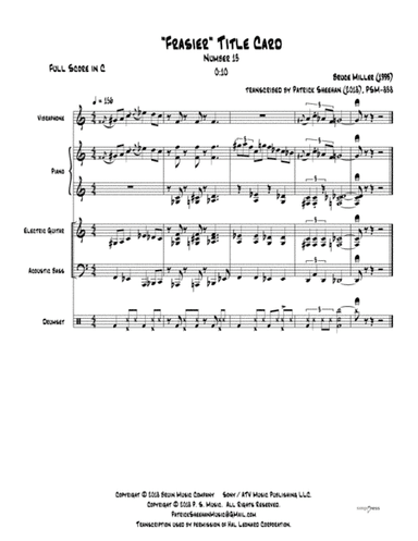 Frasier Cues (arr. Patrick Sheehan)