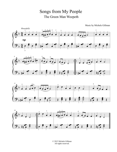 Songs from My People - The Green Man Weepeth
