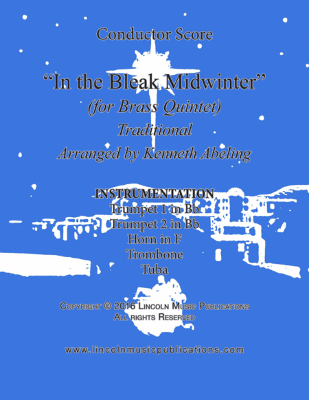 In the Bleak Midwinter (for Brass Quintet) (arr. Kenneth Abeling)
