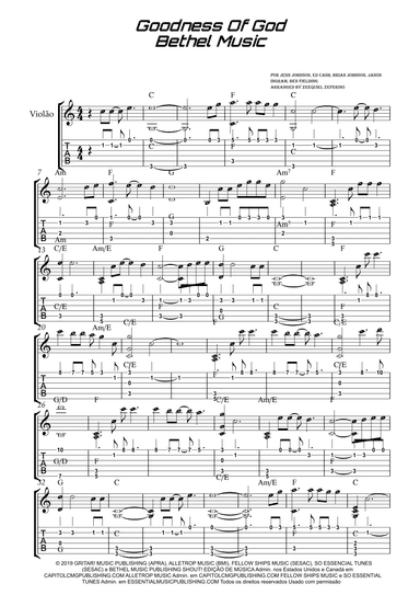 Goodness Of God (arr. by ezequiel zeferino)