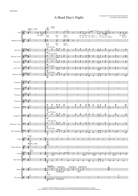 A Hard Day's Night (arr. Daryl McKenzie)
